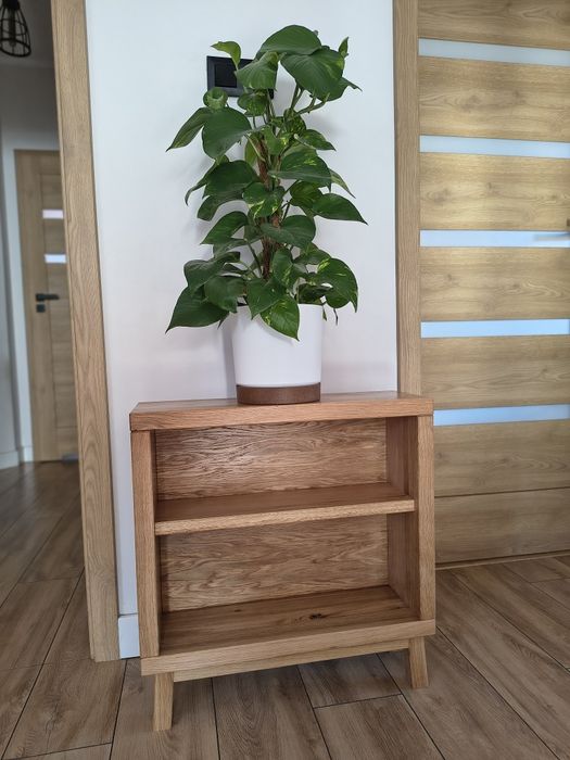 Konsola dębowa, szafka drewniana