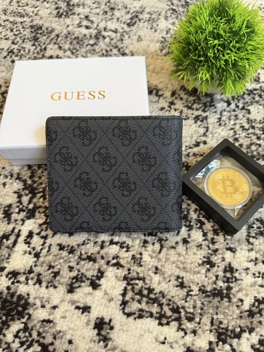 НОВИЙ‼️ Чоловічий гаманець Guess, портмоне гуес, кошелек гєс