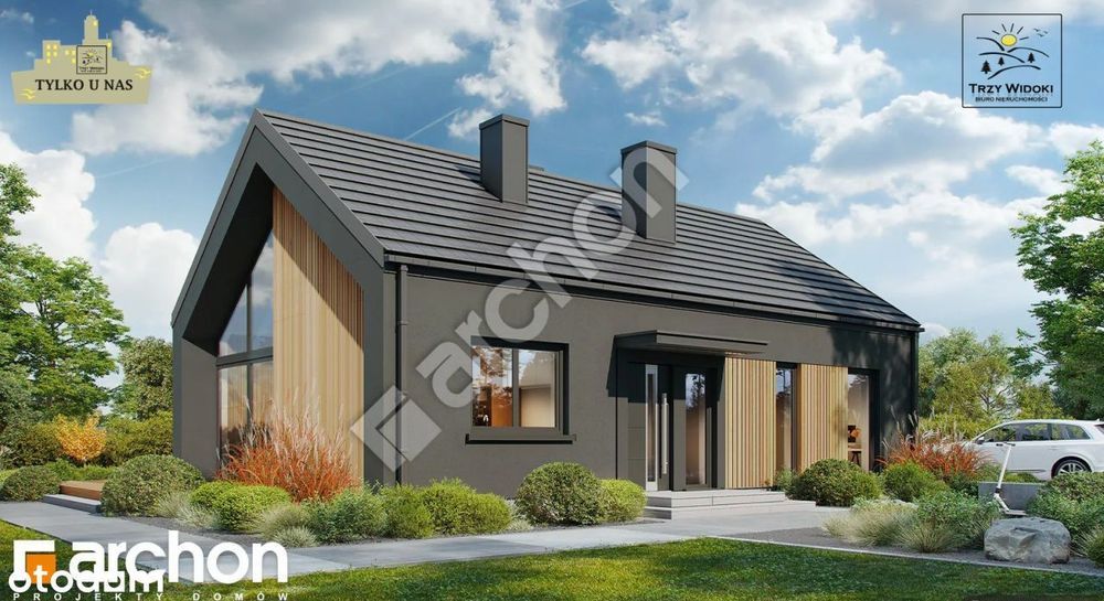 Nowoczesny**Parterowy**Duże okna**Energooszczędny