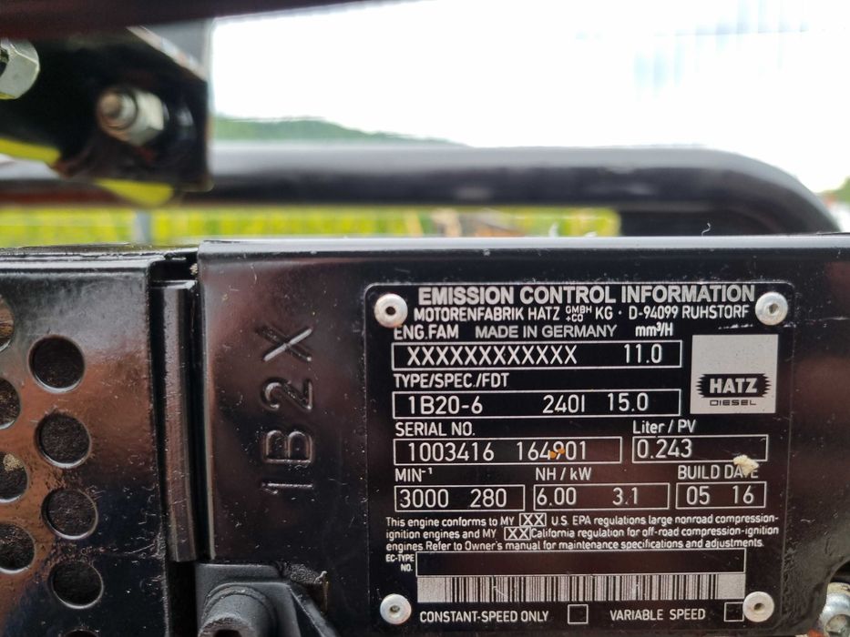 Zagęszczarka 250Kg Atlas Copco LG204 Import Norwegia 2017r Niesprawna