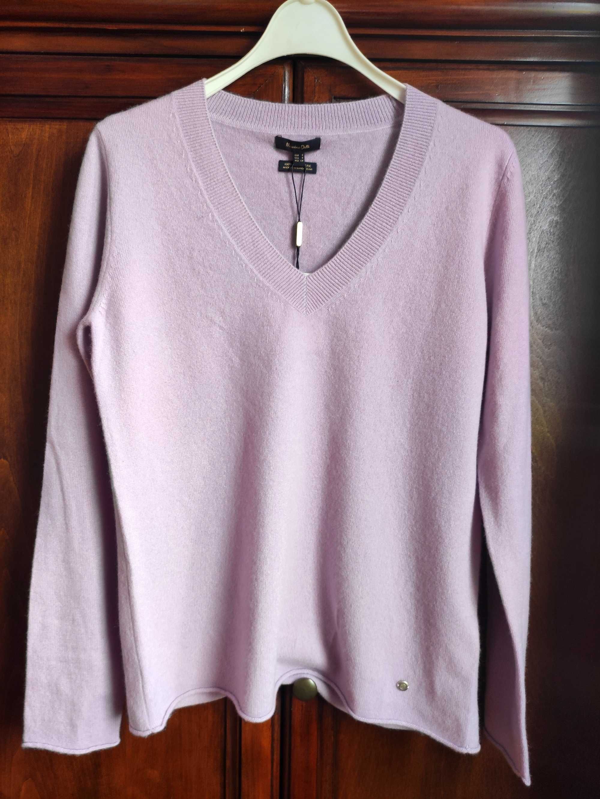 Massimo Dutti nowy kaszmirowy sweter
