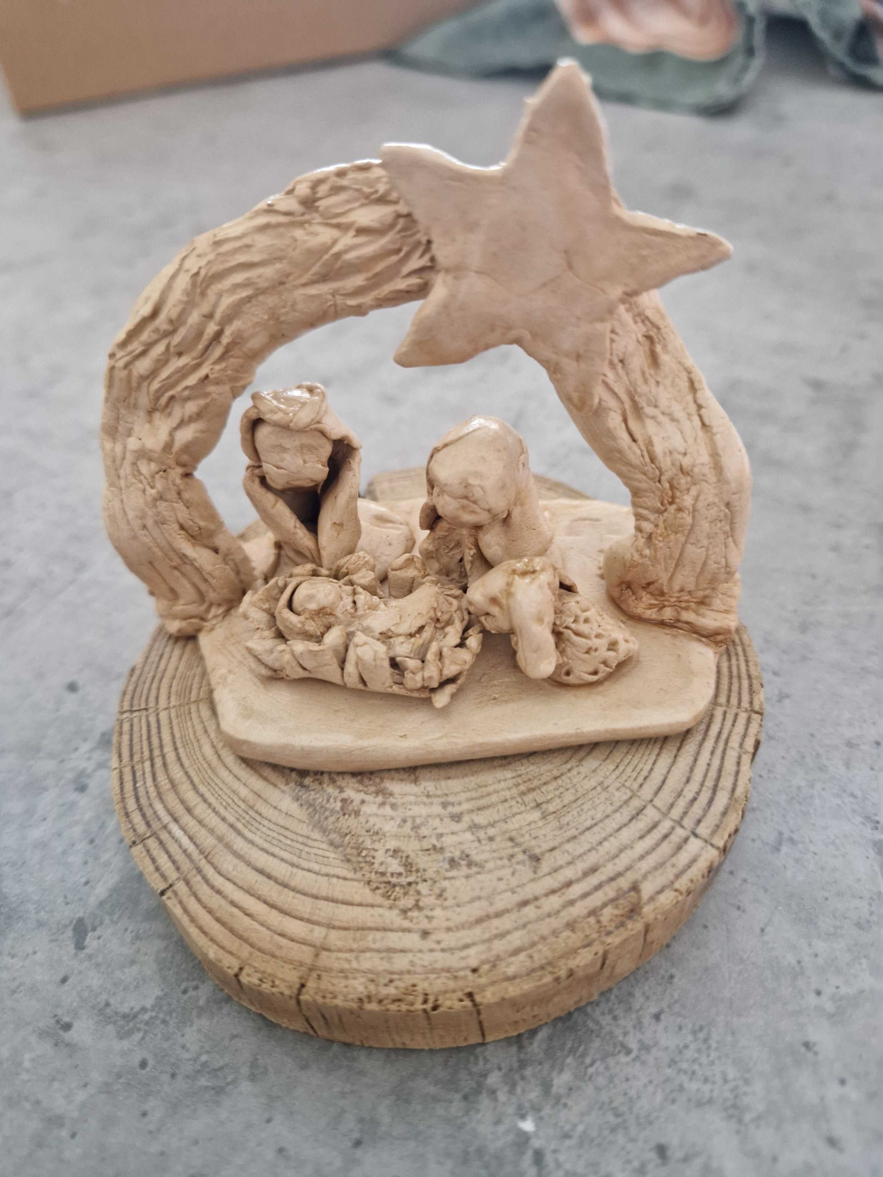 Presépio em artesanato