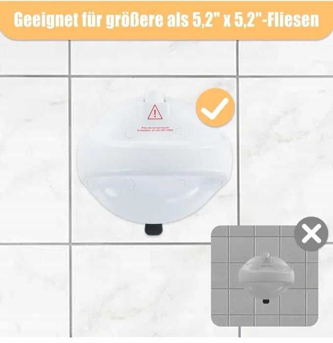 PORĘCZ pod prysznic pomocniczy uchwyt łazienkowy na przyssawki NrD275