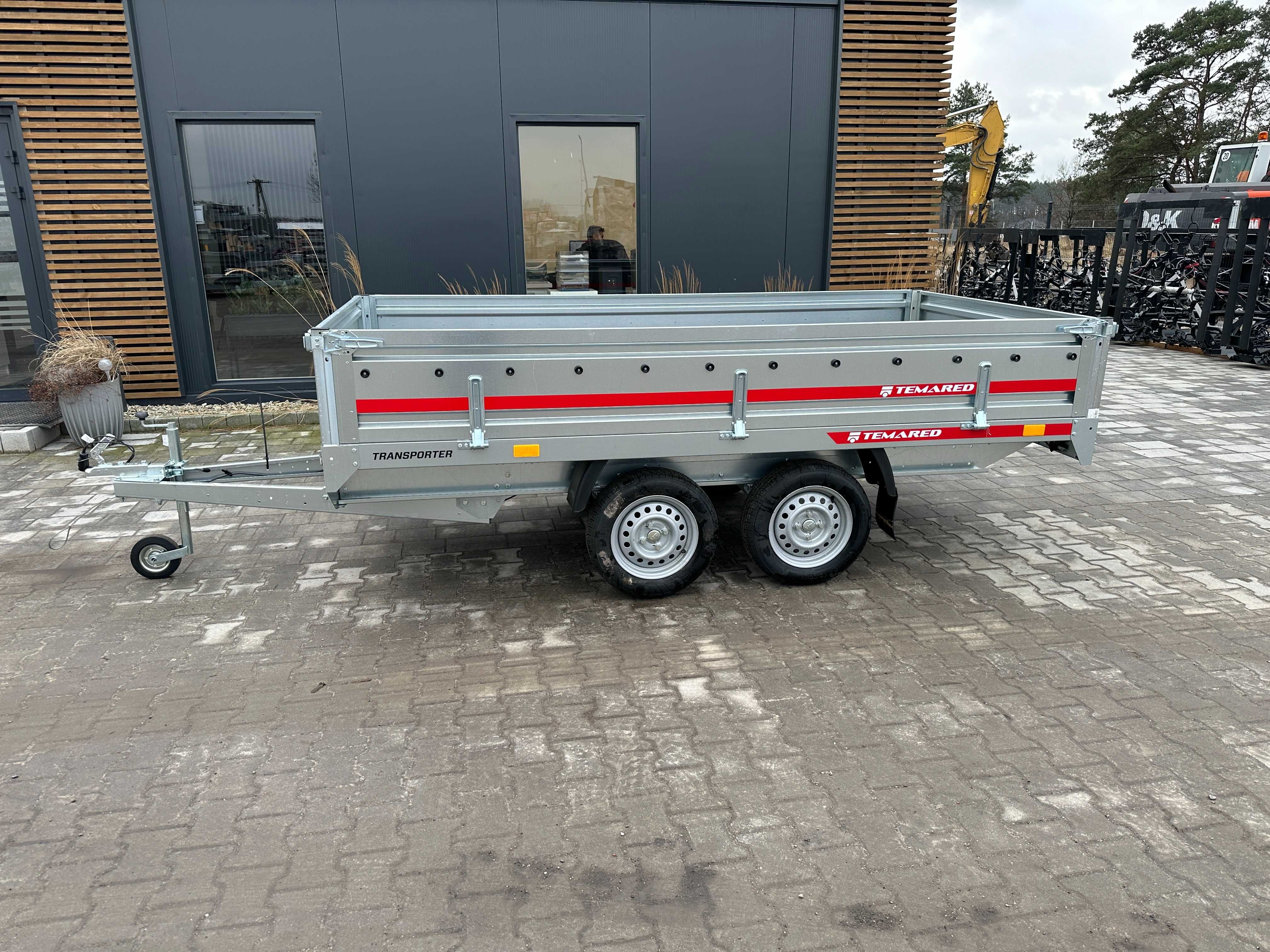 Temared TRANSPORTER 3015/2 - przyczepa samochodowa 304x151 przyczepka