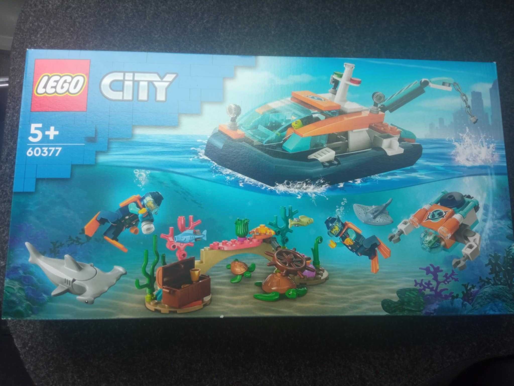 Lego 60377 - Łódź do nurkowania badacza, City, NOWE
