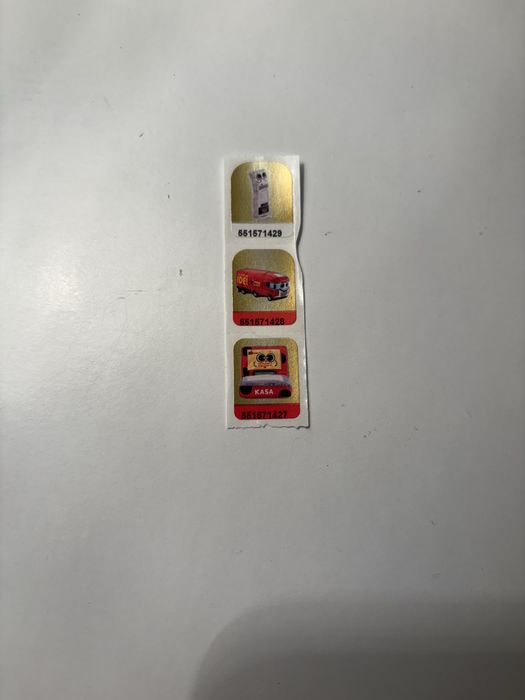 Naklejki biedronka 3 szt