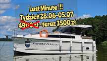 Czarter jachtu motorowego Nexus 870 Revo, BEZ UPRAWNIEŃ, 6 osób!