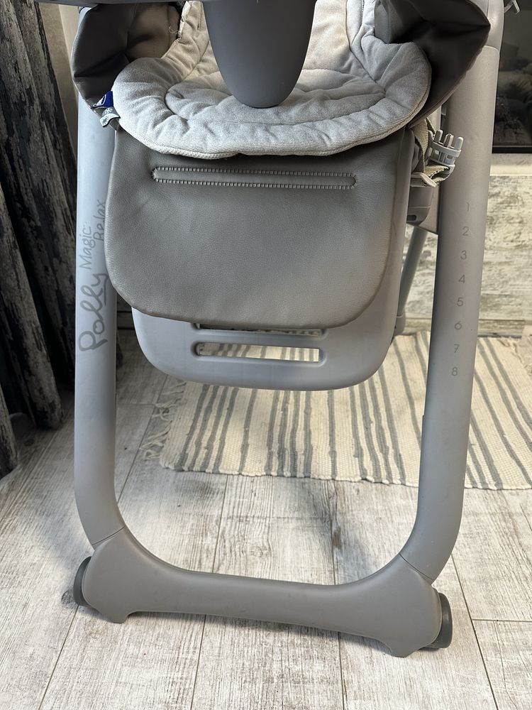 Стульчик для кормления chicco polly magic ralax