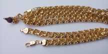Bransoletka galibardii, grawery na zapięciu,18k,750, ITALY,Nowa,24cm