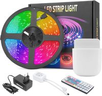 Fita led mafiti RGB 5 metros SMD 5050 + comando + transformador NOVO