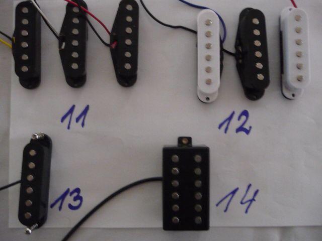 Przetworniki , przystawki , humbuckery do gitar elektrycznych