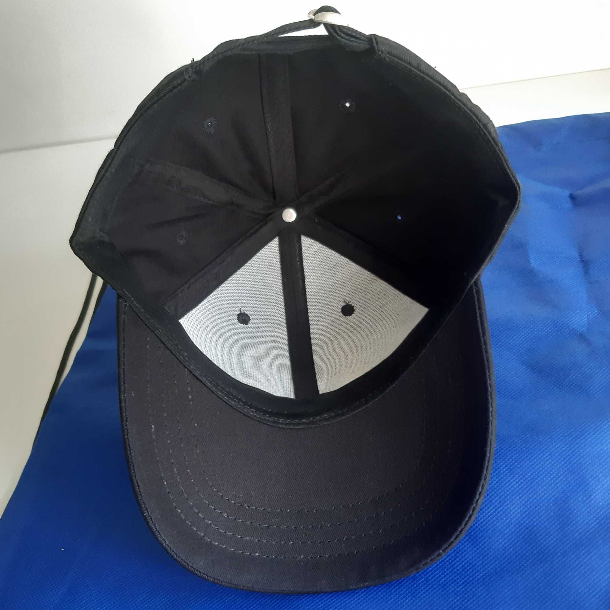 Boné Chapéu Cap Preto Azul + Saco Mochila Novos Dance Floor
