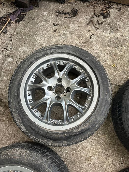 Felgi AEZ 15 opony zimowe 195/50/15 4x100 cult rarytas GTI GLI GKA