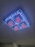 Lampa sufitowa szklana LED
