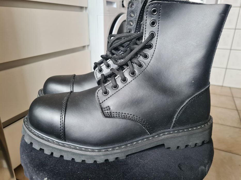 Buty skórzane glany