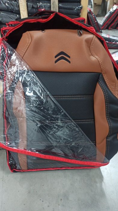 Чохли з екошкіри з алькантарою OctaviaA7 Passat B8 універсал