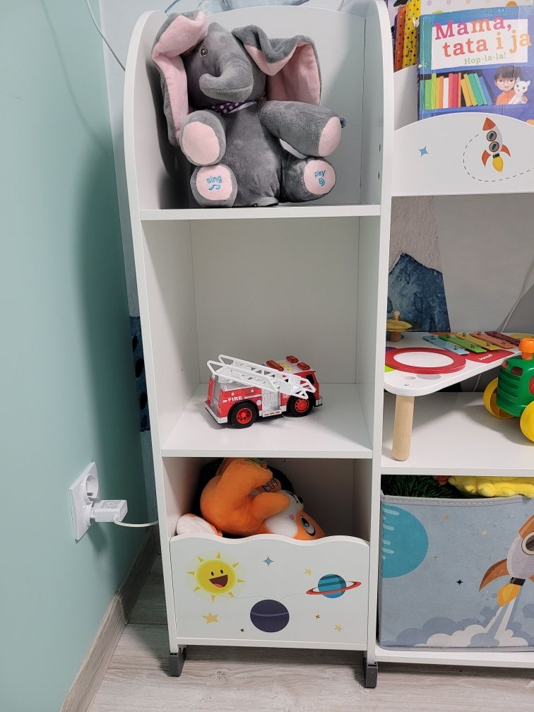 Regał organizer stojak półka na zabawki i książki dla dziecka