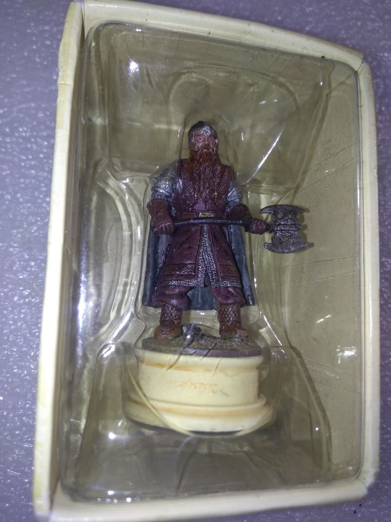 Antiga figura gimli do filme o senhor dos anéis