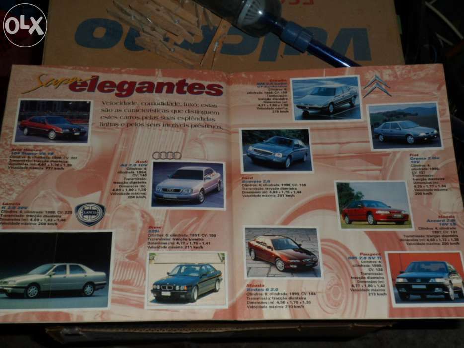 Colecção Cromos Super Carros