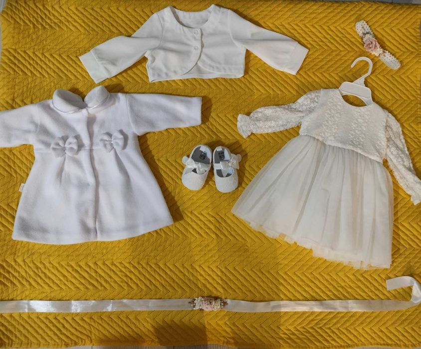 Zestaw na chrzest dla dziewczynki