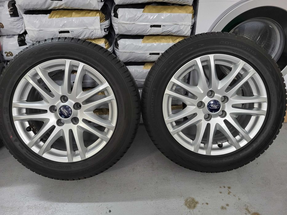 Koła Ford 5x108 * alufelgi * Nokian 205/55 R16 * jak nowe *