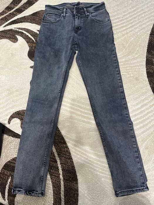 Штани джинсові сірі