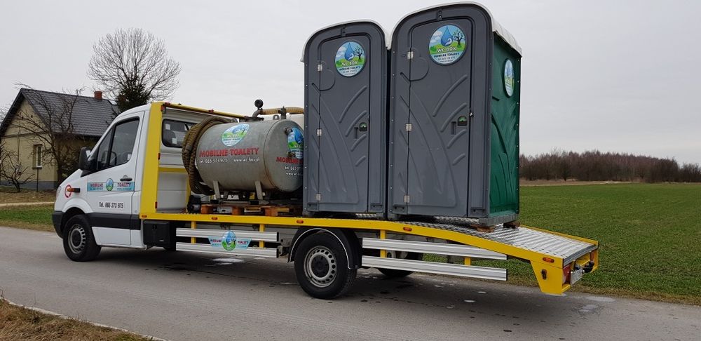 Toalety przenośne Kielce Wynajem sprzedaż  i serwis  toalet Wywóz Niec