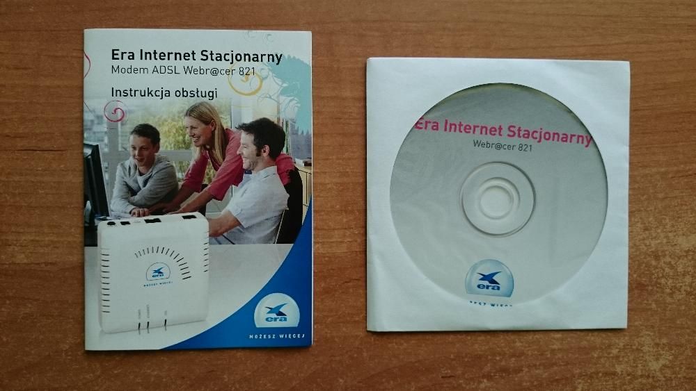 Era Internet Stacjonarny z modemem ADSL Webracer 821