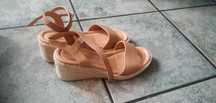 Buty Ryłko sandały na koturnie