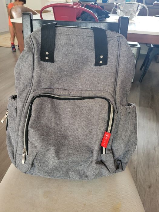 Mochila de Passeio Cinza TINÉO 1 - usada