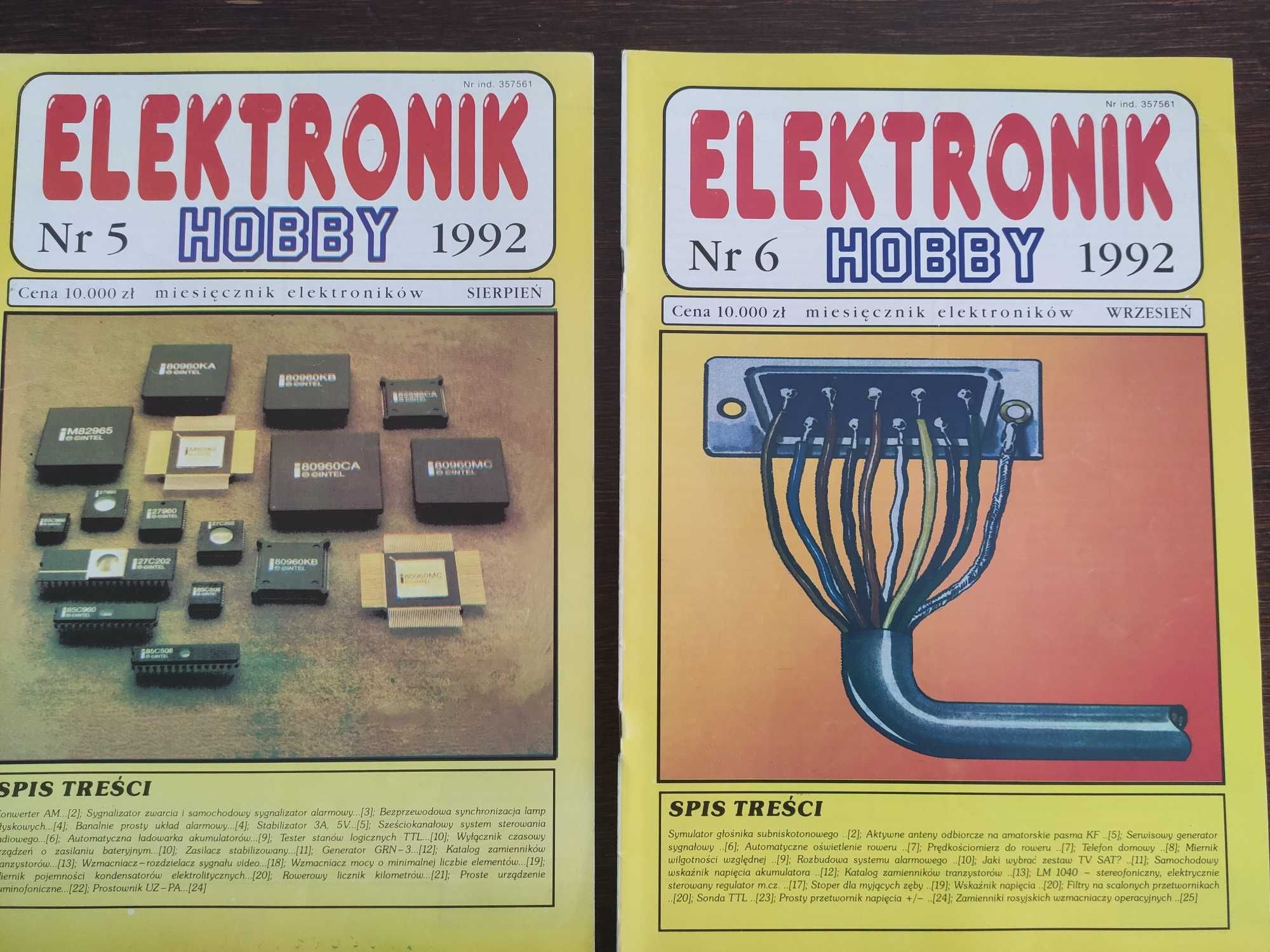 Elektronik Hobby - numery z lat 1992 i 1993