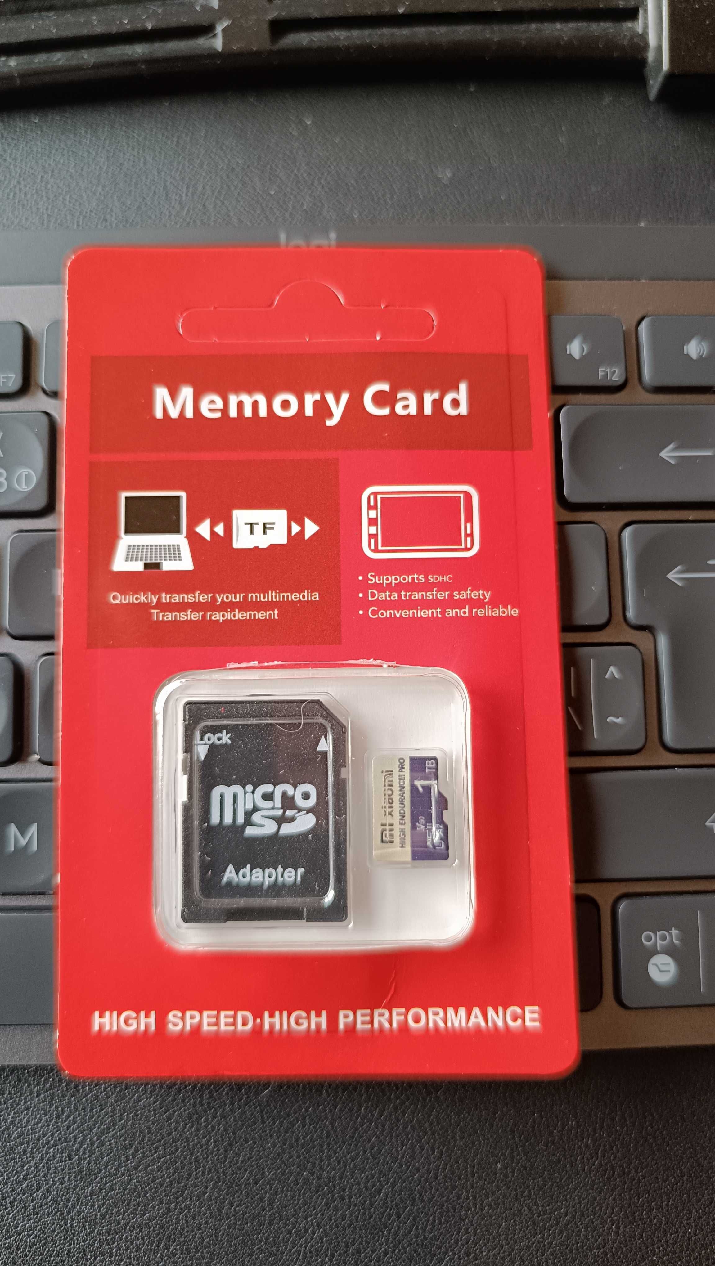Cartão de memória micro SD 1TB Novo Embalagem selada