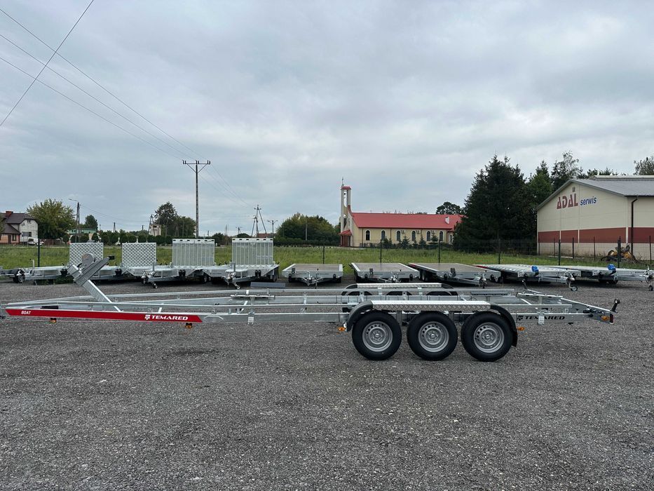 Przyczepa podłodziowa 925x253 TEMARED B35 DMC:3.5T POSZERZANA! ŁÓDŹ