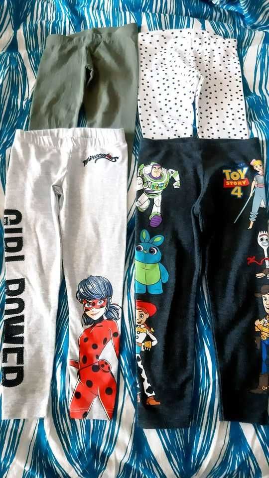 Lote de leggins 3/4 anos