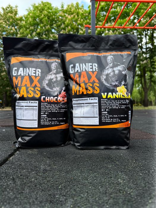МЕГА НАБІР ДЛЯ МАСИ — 4 КГ Gainer Max Mass за 849 грн!!