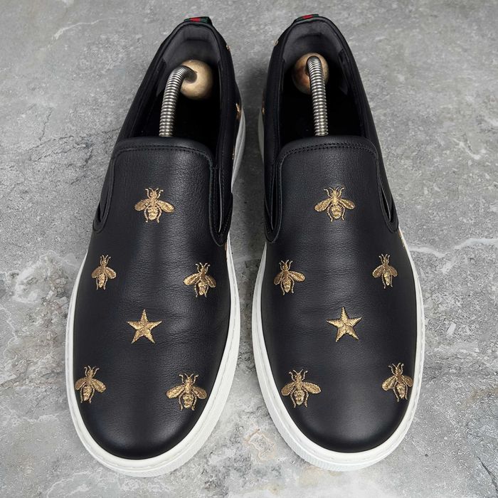 Gucci dublin bees stars slipon чоловічі сліпони кеди мокасини 42.5 EUR
