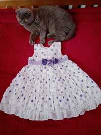 Нарядное фирменное платье для принцессы фотосессии place 80 см