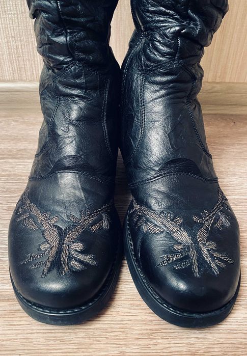 Сапоги зимние Glaza, натуральная кожа и мех, р.39