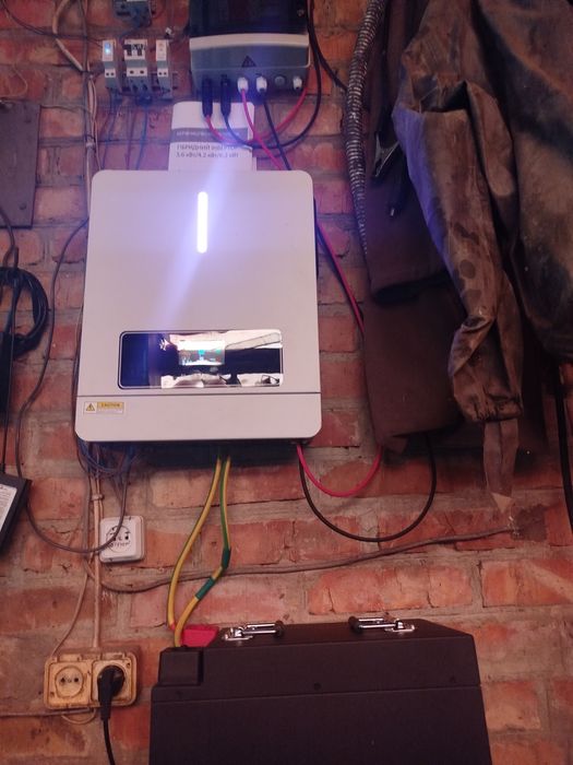 LiFePo4 акумулятор 24 в 140 ампер+інвертор 4.2 кВт