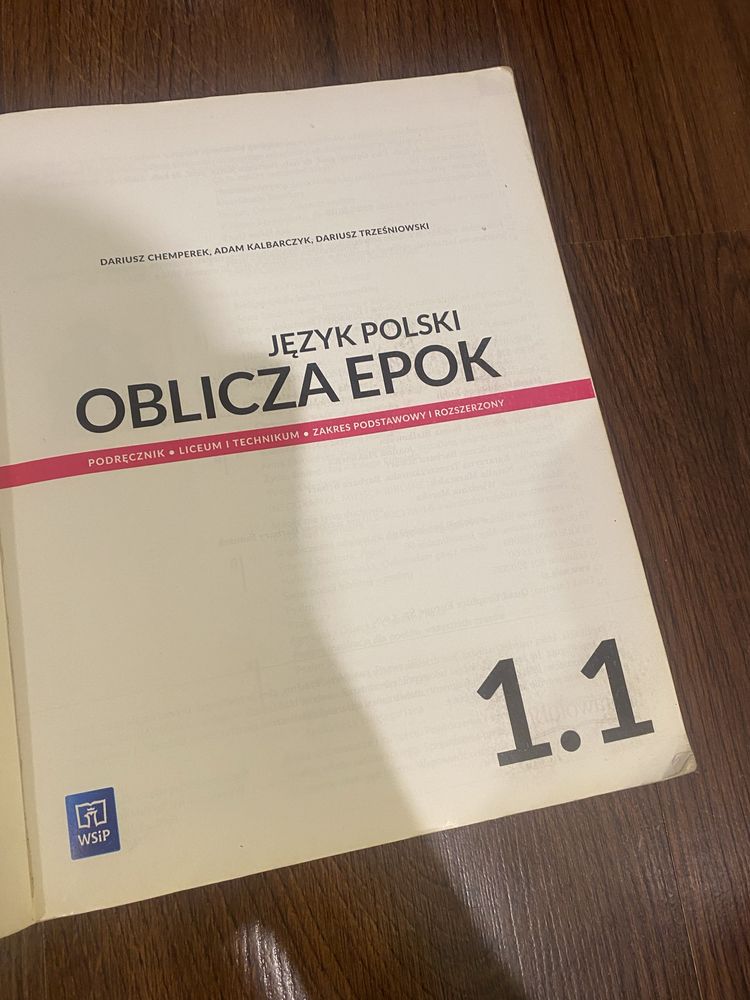 Oblicza epok 1.1 polski podrecznik