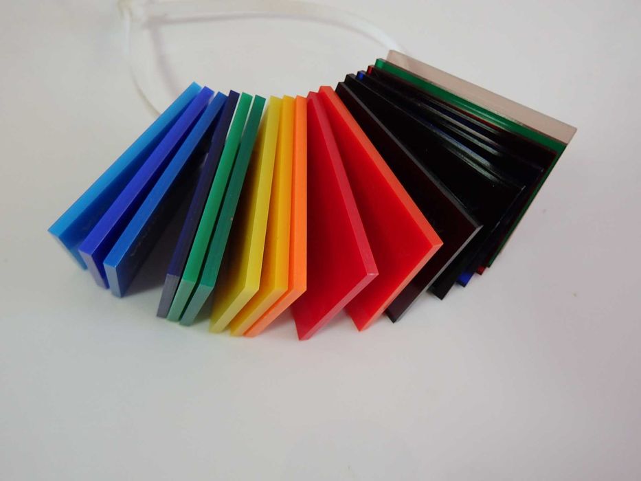 Płyty PMMA plexi plexiglas na wymiar różne kolory do gr 15mm