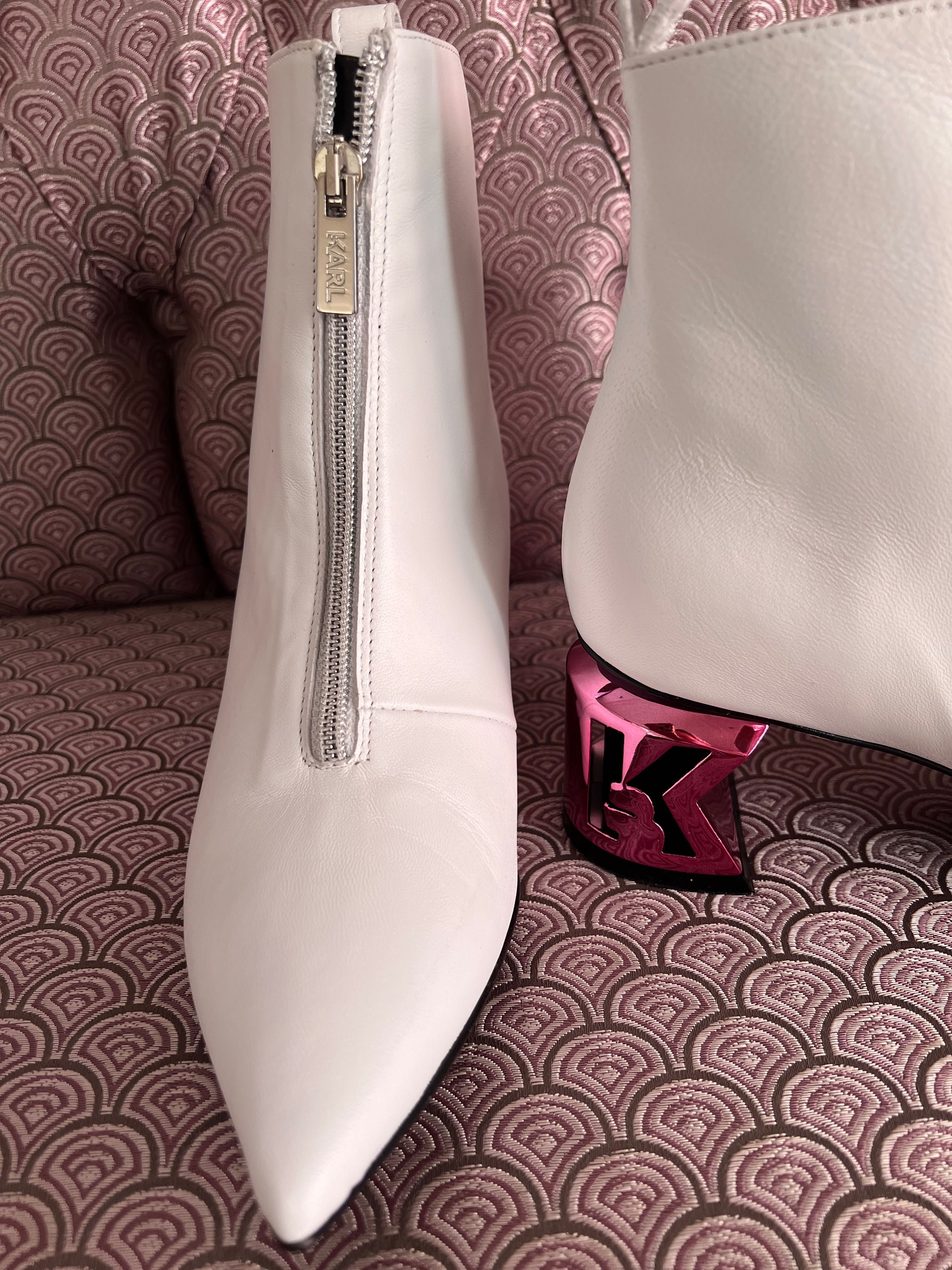 Ботільйони Karl Lagerfeld 39 розміру, нові, черевички, чобітки