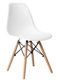 Białe krzesło skandynawskie NOWE