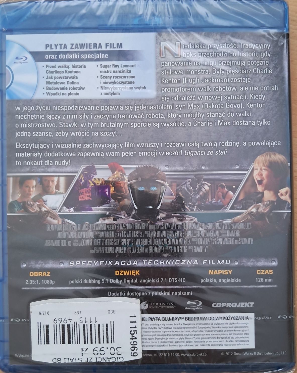 Giganci ze stali BluRay nowe 1szt