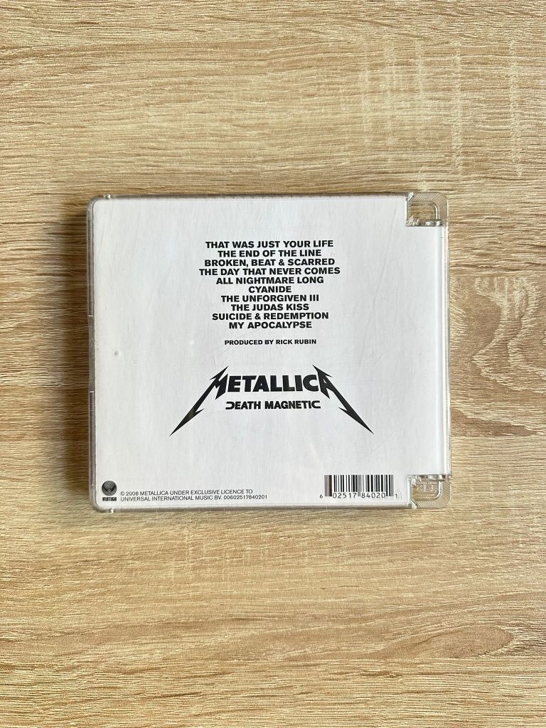 Álbum CD "Death Magnetic" dos Metallica