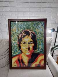 Plakat obraz John Lennon The Beatles w ramie