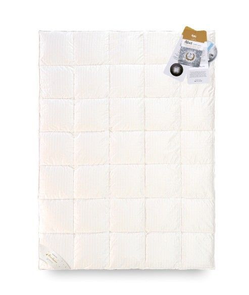 Kołdra AMZ SILVER PRESTIGE całoroczna, puch 100% 200x200  krem
