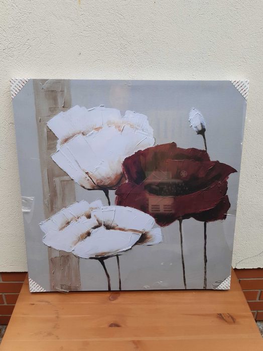 Obraz canvas na płótnie 80x80 cm. Styler. Szybka wysyłka. Nowy.