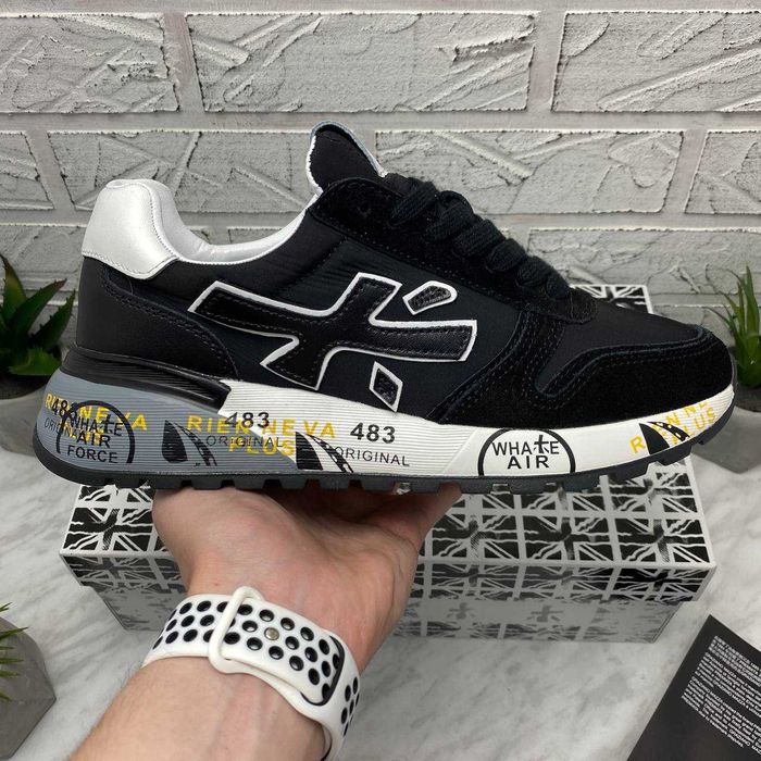 ‼️Встигни вихопити неймовірні Кросівки PREMIATA Black-White‼️