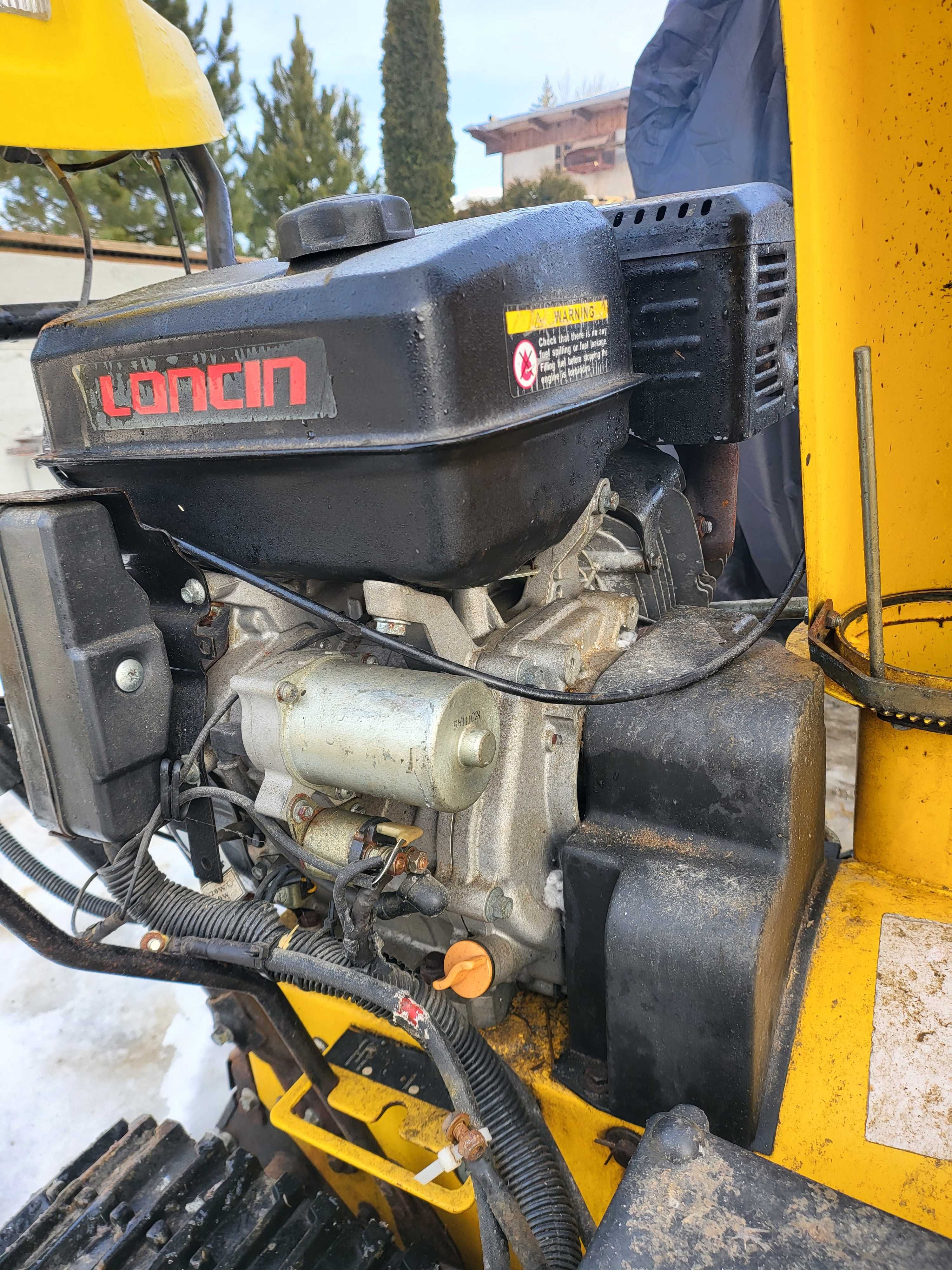 Odśnieżarka spalinowa na gąsienicach Loncin